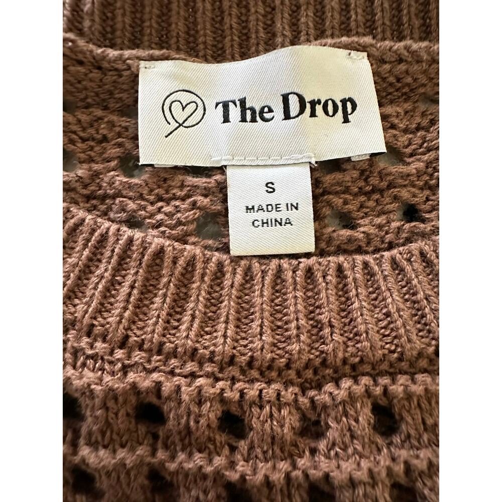 The Drop Women's Miles Short Sleeve Crochet Maxi Dress size Small - Picture 9 of 10